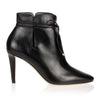Murphy black leather ankle boot