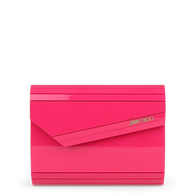 Candy cerise acrylic clutch