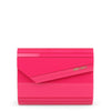 Candy cerise acrylic clutch