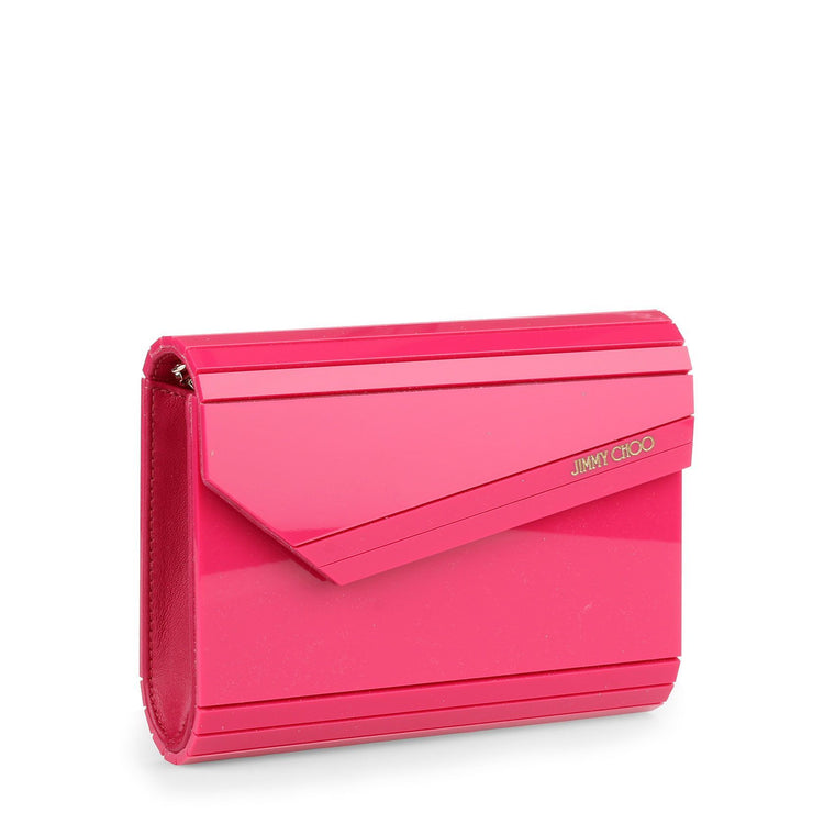 Candy cerise acrylic clutch