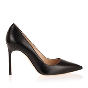 BB105 leather black pumps