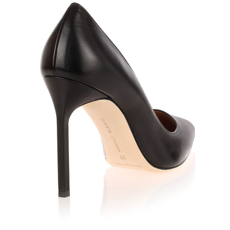 BB105 leather black pumps