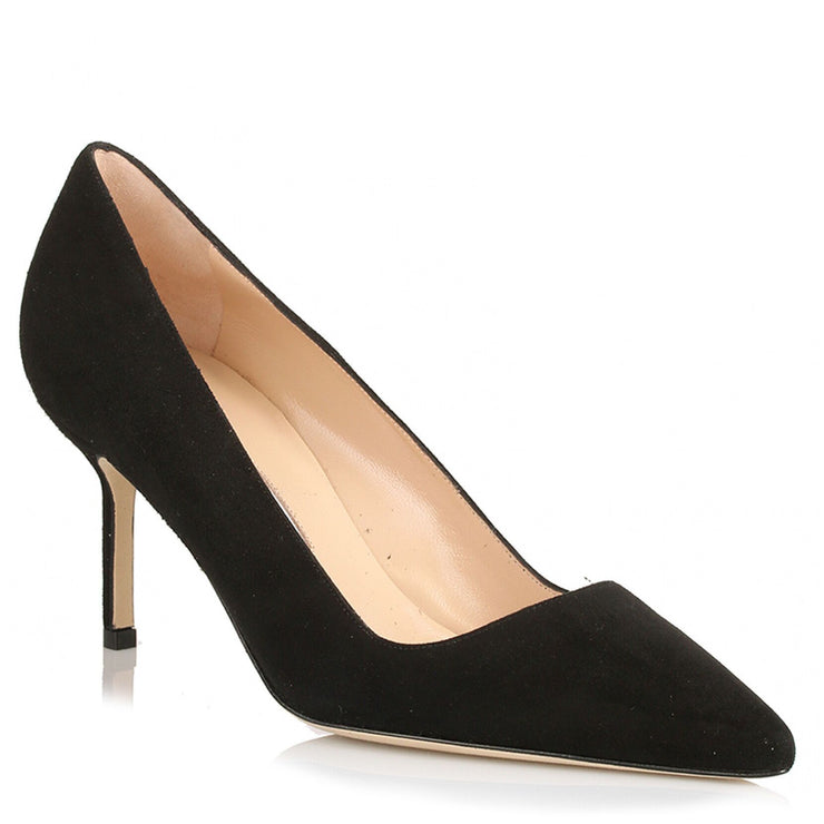 BB70 black suede pump