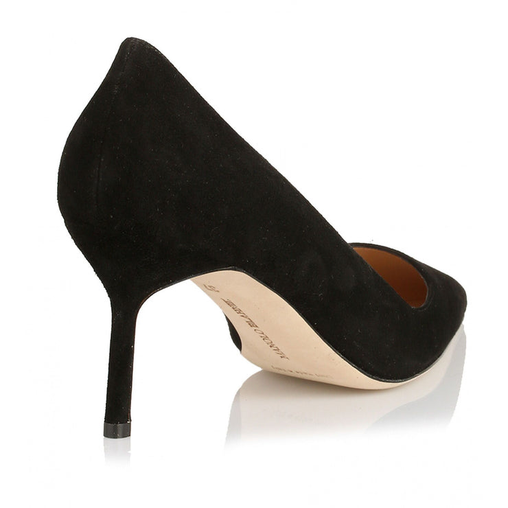 BB70 black suede pump