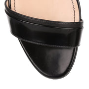 Spezia 115 black leather sandal