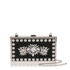 Yusubov black enamel crystal clutch