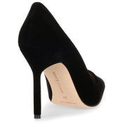 BB105 black velvet pump