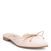 Ballerimu Beige Suede Mule Flats