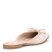 Ballerimu Beige Suede Mule Flats