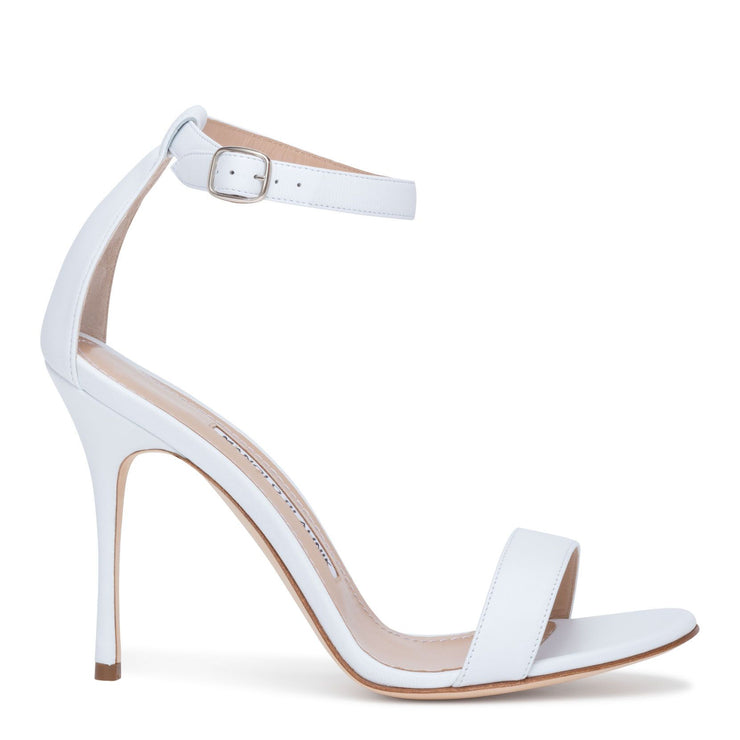 Chaos 105 White Leather Sandals