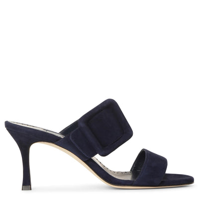 Gable 70 navy suede sandals