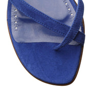 Nastrafla blue flat sandals