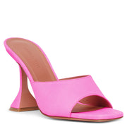 Lupita 95 pink suede mule sandals