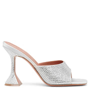 Lupita 95 crystal silver mules