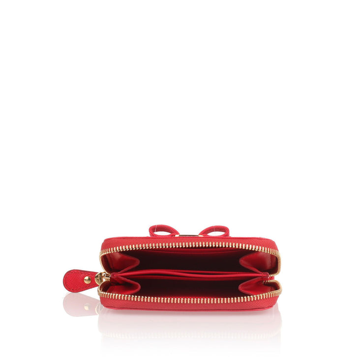 Bright red Vara small wallet