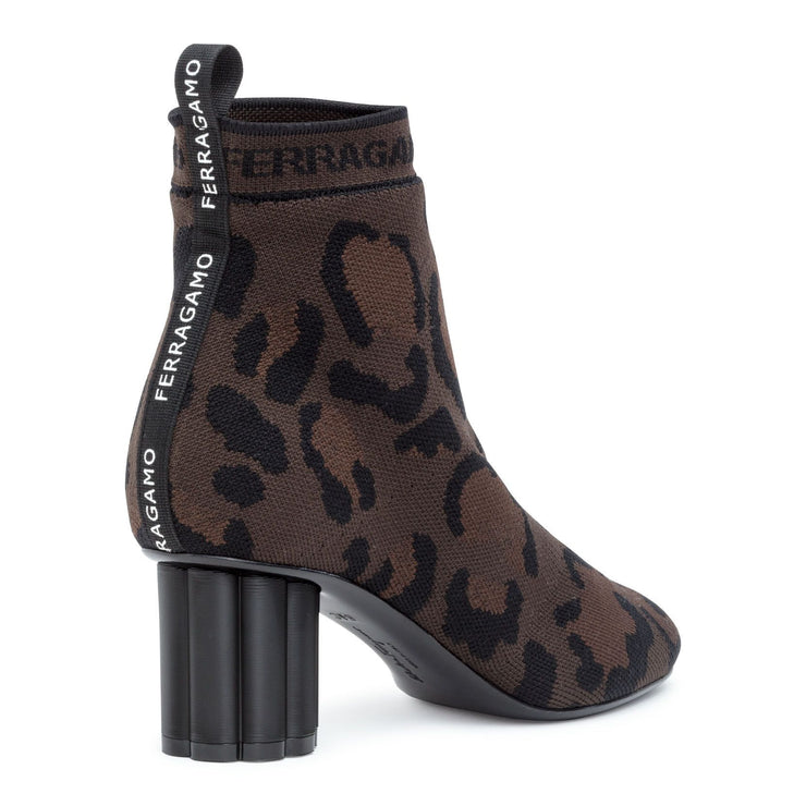 Capo 55 leopard sock booties