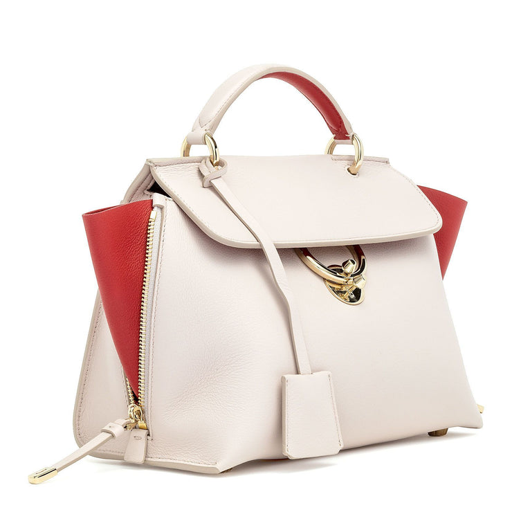 Jet Set S off white (jasmine) leather bag