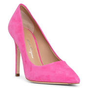 Hot pink 105 suede pumps