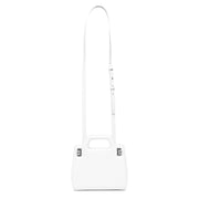 Wanda mini white leather bag