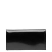 Wanda black continental wallet clutch