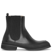 Garden rubber-trimmed leather chelsea boots