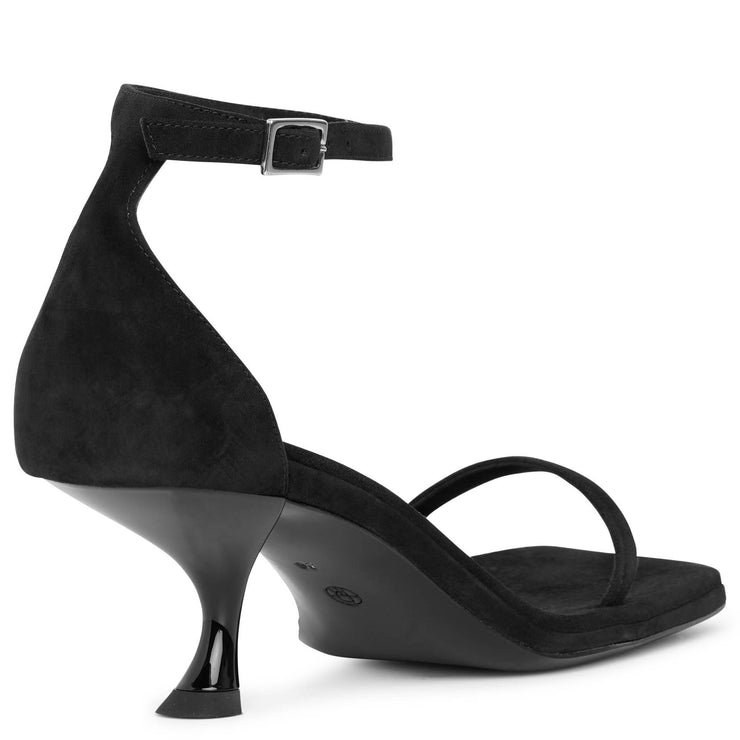 Paloma black suede sandals