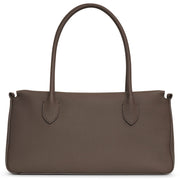 E/W light brown top handle bag