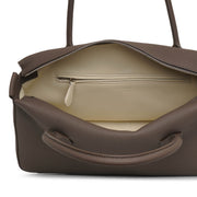 E/W light brown top handle bag