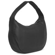 Allie matte grain black shoulder bag