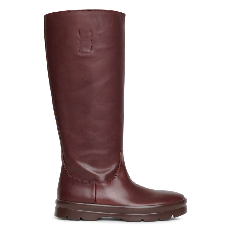 Billie brown leather boots