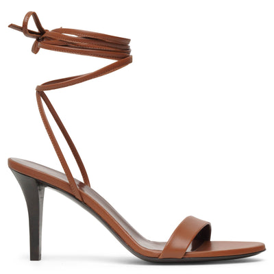 Maud brown leather sandals