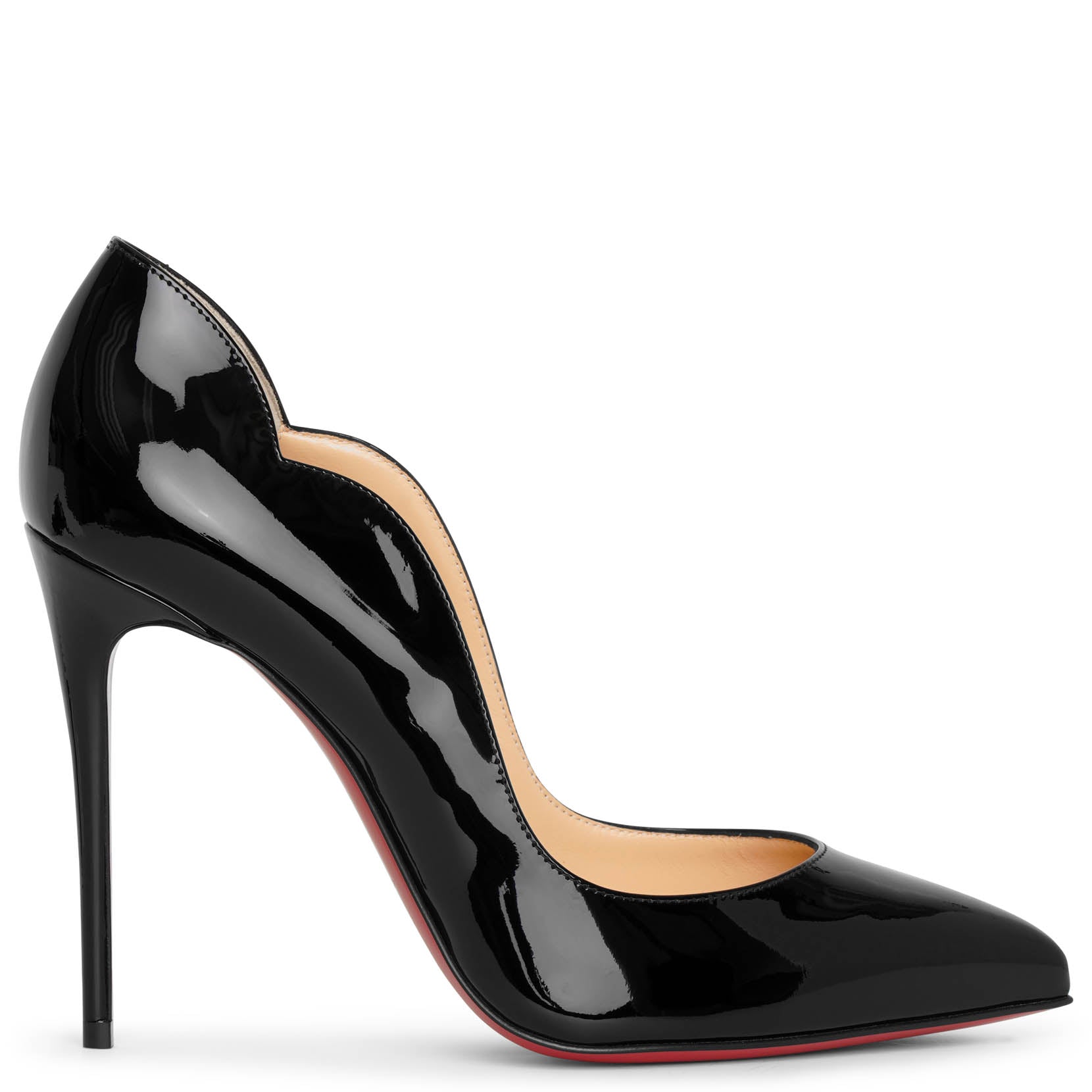 Hot Chick 100 patent black pumps